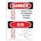 Signmission OSHA Danger Sign, Diesel Fuel No Smoking Bilingual, 14in X 10in Rigid Plastic, OS-DS-P-1014-VJ-1124 OS-DS-P-1014-VJ-1124 - alternate 1
